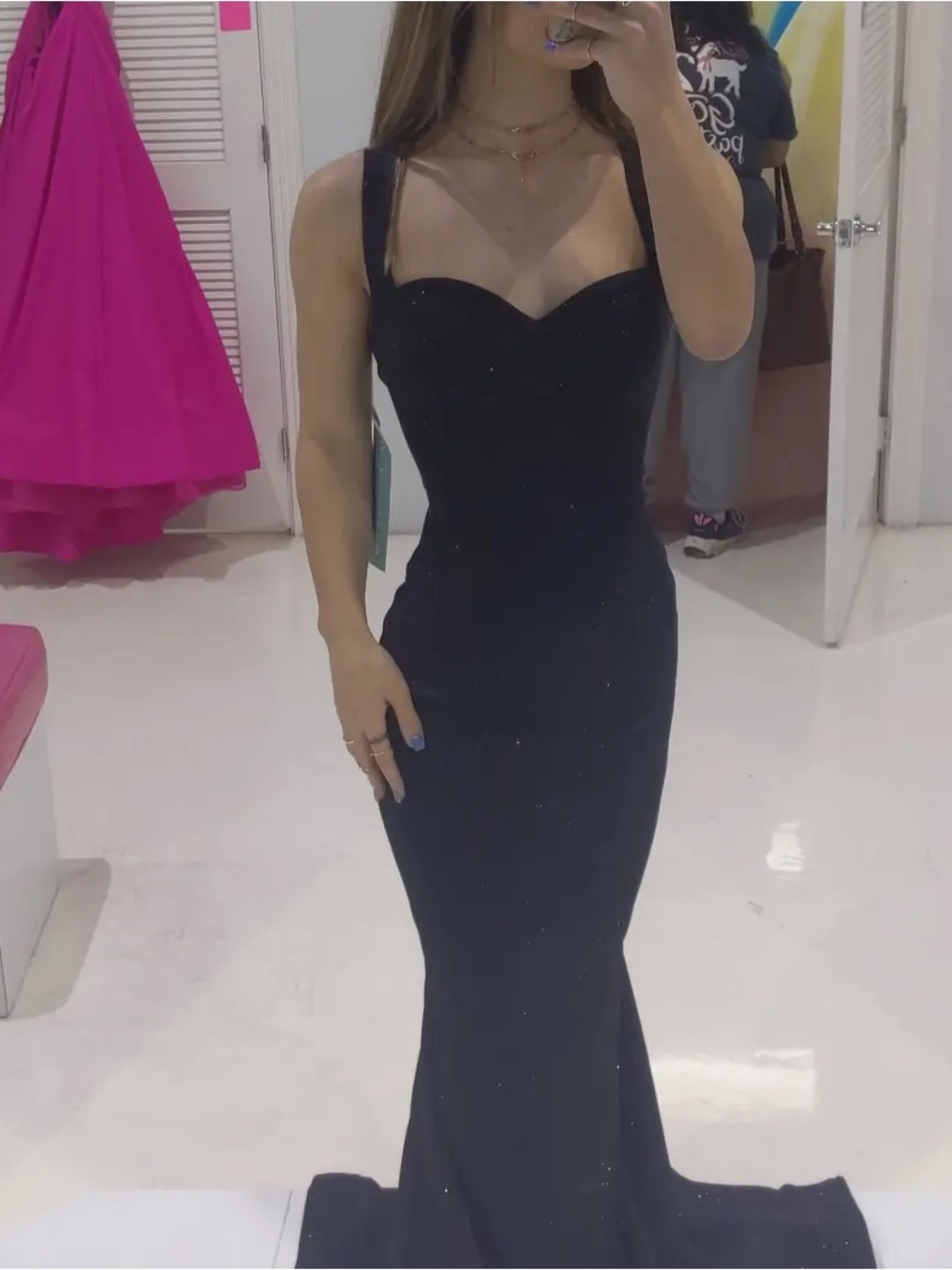 Classic Black Mermaid Prom Dress with Sweetheart Neckline